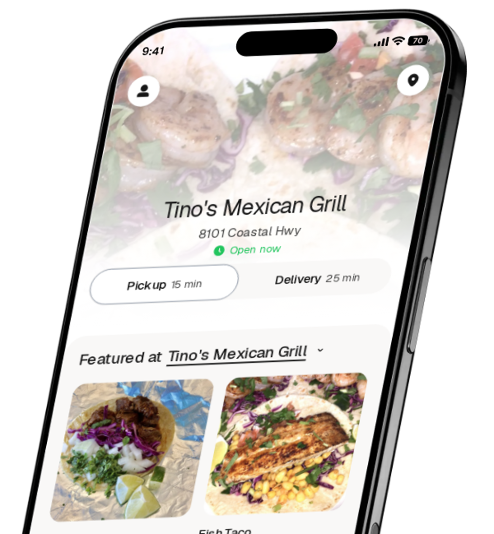 Tino's Mexican Grill app preview