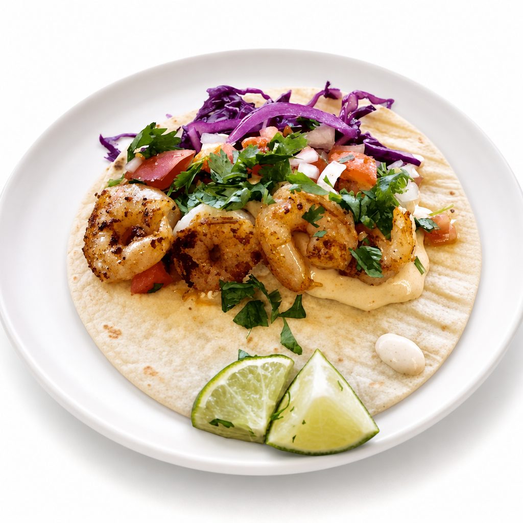 Shrimp Tacos.